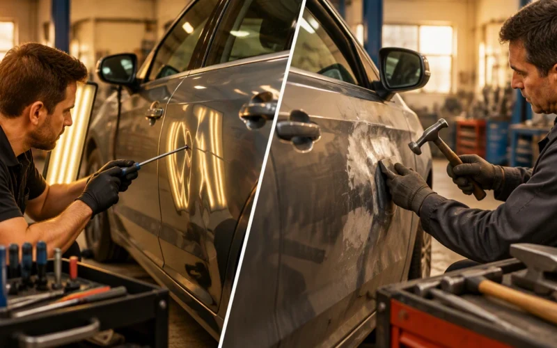 dent removal and panel beating methods