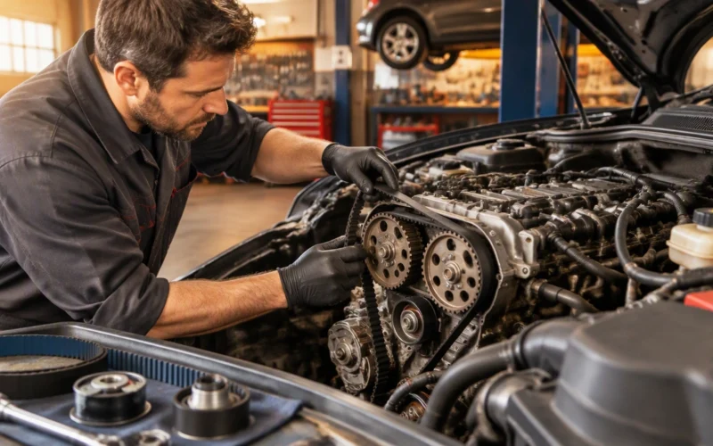 timing belt replacement interval and process